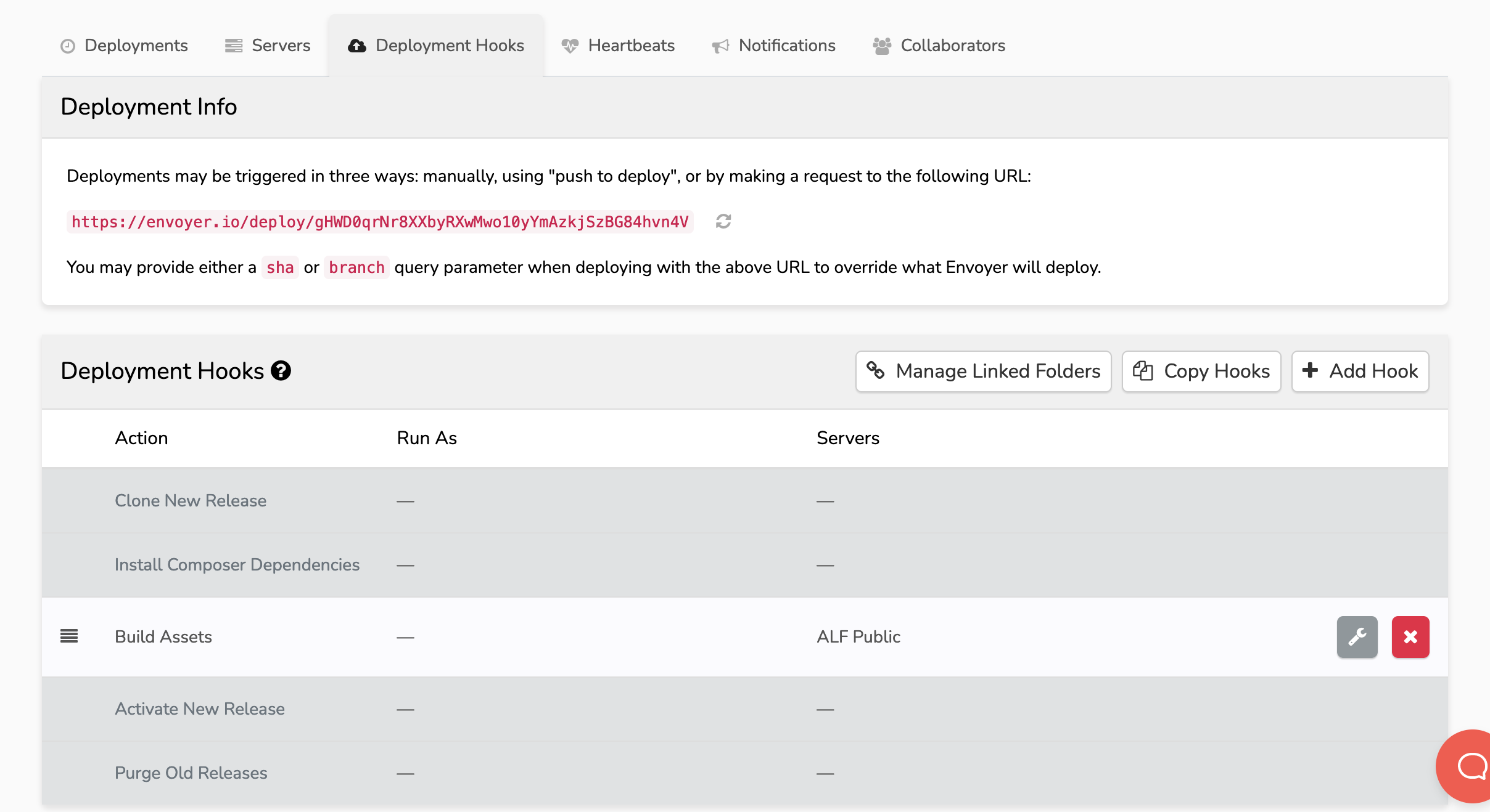 Envoyer - Deployment Hooks